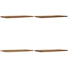 Sieninės lentynos, 4vnt., medienos, 60x30x1,5cm, mediena