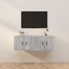 TV staliukas Sieninės TV spintelės, 2vnt., pilkos ąžuolo, 57x34,5x40cm