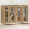 Sieniniai baldai 2 pcs Amatininkų ąžuolas 69,5 x 34 x 90 cm