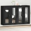 Sieniniai baldai 2 pcs Juodas ąžuolas 69,5 x 34 x 90 cm