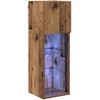 TV staliukas Sieninis televizoriaus stovas 30,5 x 30 x 90 cm Senas medis