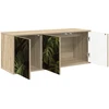 TV staliukas Sieninis televizoriaus stovas ELBURG 102 x 33 x 40 cm