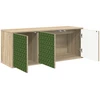 TV staliukas Sieninis televizoriaus stovas GELEEN 102 x 33 x 40 cm