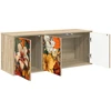 TV staliukas Sieninis televizoriaus stovas GENNEP 102 x 33 x 40 cm