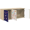 TV staliukas Sieninis televizoriaus stovas MAINZ 102 x 33 x 40 cm