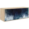 TV staliukas Sieninis televizoriaus stovas RAALTE 102 x 33 x 40 cm