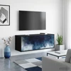 TV staliukas Sieninis televizoriaus stovas RAALTE 102 x 33 x 40 cm
