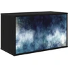 TV staliukas Sieninis televizoriaus stovas RAALTE 69 x 33 x 40 cm