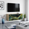TV staliukas Sieninis televizoriaus stovas WIJHE 102 x 33 x 40 cm