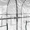 Šiltnamis, skaidrus, 160x400x190 cm, PVC ir plienas