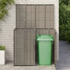Šiukšlių dėžė 2 pcs Pilka 130 x 80 x 115 cm Polietilenas