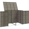 Šiukšlių dėžė 2 pcs Pilka 130 x 80 x 115 cm Polietilenas