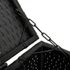 Šiukšlių dėžė Juoda 65 x 80 x 115 cm Polietilenas