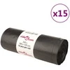 Šiukšlių maišai, 150vnt., juodos spalvos, 240l
