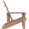 Sodo Adirondack kėdė, rudos spalvos, HDPE