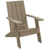 Sodo adirondack kėdė, šviesiai ruda, 75x88,5x89,5cm, PP