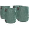 Sodo atliekų maišai 4 pcs Žalia 79 x 79 x 99,5 cm