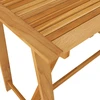 Sodo baro stalas, 140x70x104cm, akacijos medienos masyvas