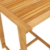 Sodo baro stalas, 70x70x104cm, akacijos medienos masyvas