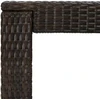 Sodo baro staliukas, rudas, 100x60,5x110,5cm, poliratanas