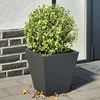 Sodo daiktadėžė, antracito spalvos, 125l, PP
