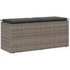 Lauko baldų komplektas Sodo kavos staliukas, antracito spalvos, 110x55x35cm, plienas