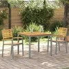 Sodo Kėdė 2 pcs Ruda 56 x 57 x 87 cm Kietos akacijos mediena