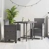 Sodo Kėdė 2 pcs Šviesiai pilka 53 x 49 x 85 cm Polipropilenas