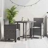 Sodo Kėdė 2 pcs Šviesiai pilka 53 x 49 x 85 cm Polipropilenas