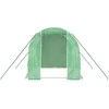 Sodo Kėdė 4 pcs Ruda ir balta 57 x 71.5 x 104 cm