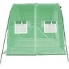 Sodo Kėdė 4 pcs Ruda ir pilka 57 x 71.5 x 104 cm