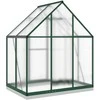 Sodo Kėdė 6 pcs Ruda ir balta 57 x 71.5 x 104 cm