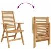 Kėdė 8 pcs Ruda 64.5 x 52 x 108 cm Kieto teka medžio