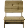 sodo kėdės 2 vnt 60x64x70,5 cm impregnuotos medienos pušis