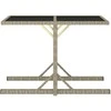 Sodo baldai 2 pcs Pilka 67 x 78 x 73 cm Kietos akacijos mediena