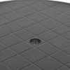 Sodo Kėdė 2 pcs Antracitas 56 x 65 x 89 cm Plienas