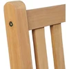 Sodo kėdės su mėlynomis pagalvėlėmis, 4vnt., tikmedžio masyvas