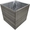 sodo kėdės su pagalvėlėmis 2 vnt Smėlio spalvos 55x55x36 cm