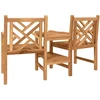 Sodo lauko kėdės 152 x 63 x 89 cm Kieto teka medžio