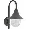 Sodo lovelis, antracito, 80x80x36cm, plienas