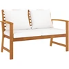 Sodo lovelis, rudas, 80x80x68cm, plienas
