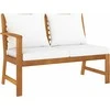 Sodo lovelis, sidabrinis, 80x80x36cm, plienas