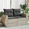 Sodo lovelis su kuoliukais, pilkas, 123,5x43,5x43,5cm, PP