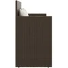 Sodo lovelis su kuoliukais, pilkas, 363,5x43,5x43,5cm, PP