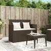 Sodo lovelis su kuoliukais, pilkas, 363,5x43,5x43,5cm, PP