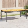 Sodo lovelis su kuoliukais, rudas, 43,5x43,5x43,5cm, PP