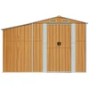 Sodo pašiūrė, šviesiai ruda, 277x279x179cm, plienas