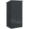 Sodo pašiūrės Antracitas 103 x 86 x 200 cm Metalas