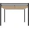 Sodo palapinė su užuolaidomis, taupe spalvos, 4x3m, 180g/m²