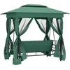 Kabantis kiaušinis Antracitas 94 x 107 x 196,5 cm Plienas